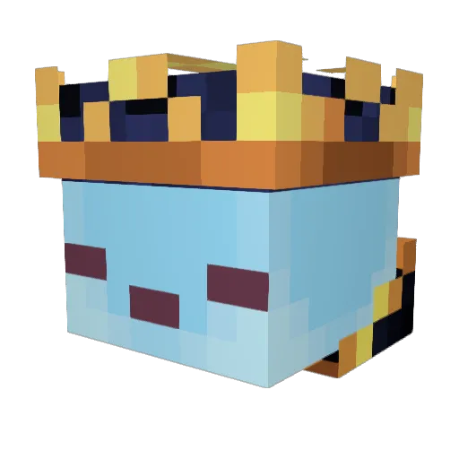 _astra__ Minecraft avatar head, 3D render