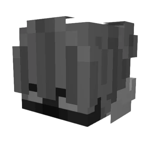 _atmosfera Minecraft avatar head, 3D render