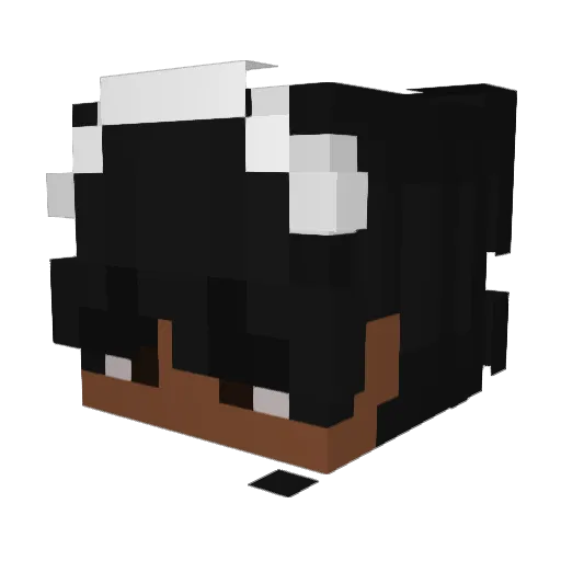 _awerito_ Minecraft avatar head, 3D render