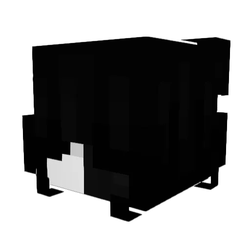 _backspin Minecraft avatar head, 3D render