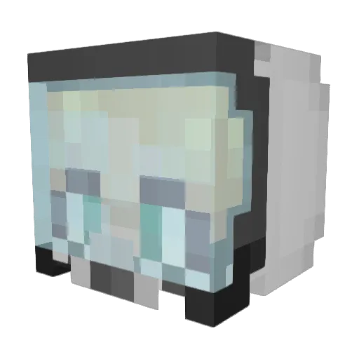 _baileyKay Minecraft avatar head, 3D render