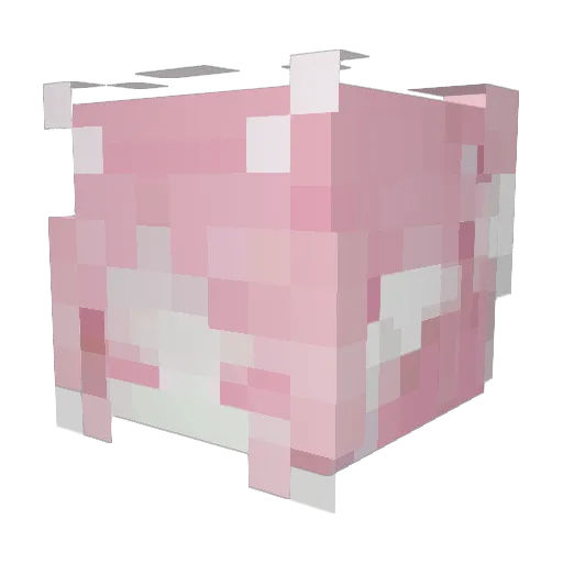 _bajka Minecraft avatar head, 3D render