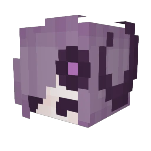 _bawdy_ Minecraft avatar head, 3D render