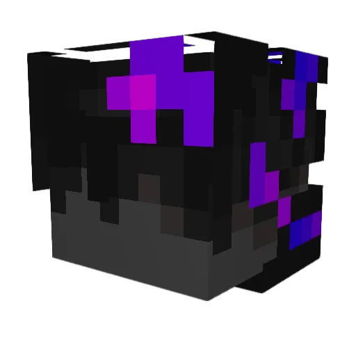 _baxel Minecraft avatar head, 3D render