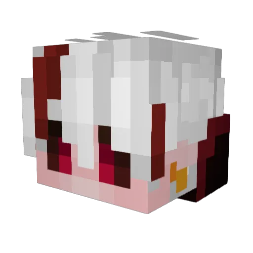 _beanobone1313 Minecraft avatar head, 3D render