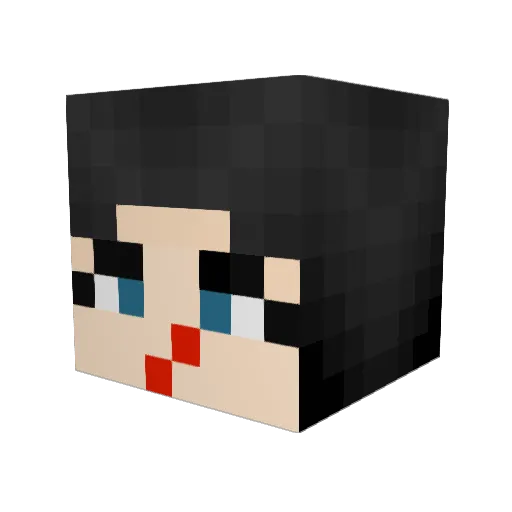 _biggiesmallz_ Minecraft avatar head, 3D render