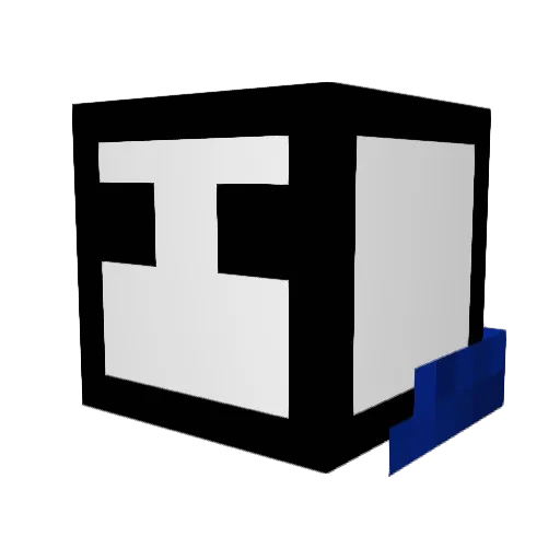 _blueshirtguy_ Minecraft avatar head, 3D render