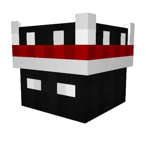 _bnxs Minecraft avatar head, 3D render