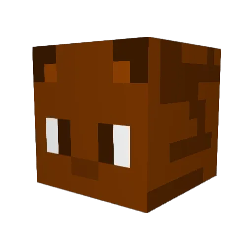 _bobcat_d_ Minecraft avatar head, 3D render