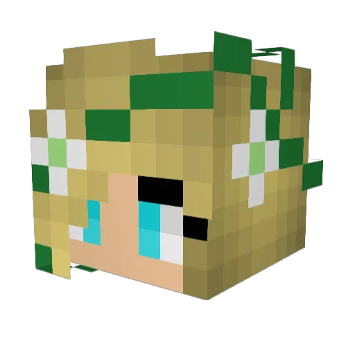 _bored___always Minecraft avatar head, 3D render