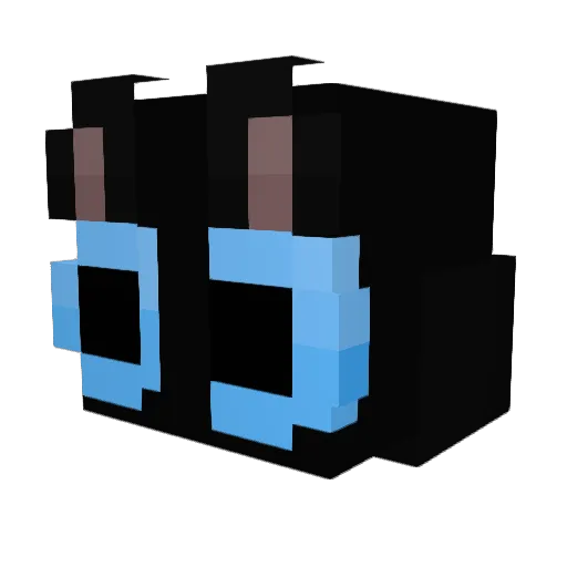 _bowieknife99_ Minecraft avatar head, 3D render