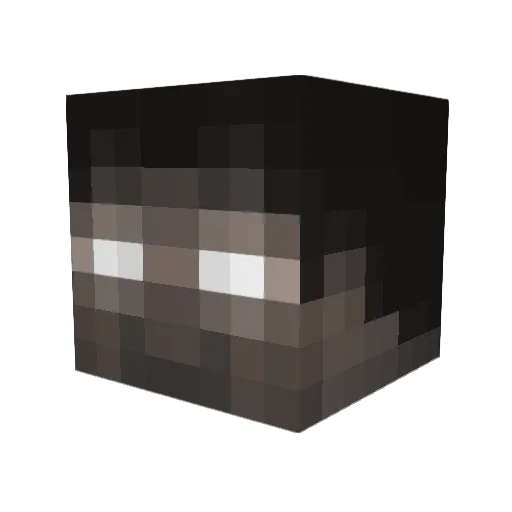 _braaad__ Minecraft avatar head, 3D render