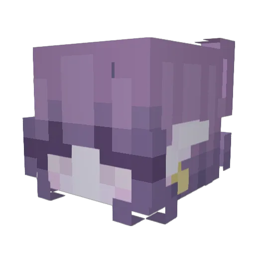 _bridoof_ Minecraft avatar head, 3D render