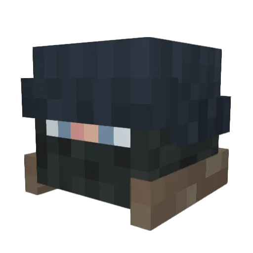 _bullet18_ Minecraft avatar head, 3D render