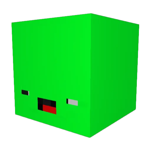 _byCrox_ Minecraft avatar head, 3D render