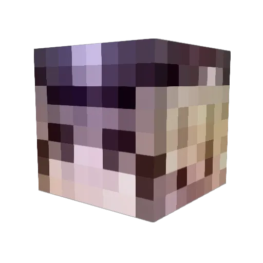 _byS491 Minecraft avatar head, 3D render