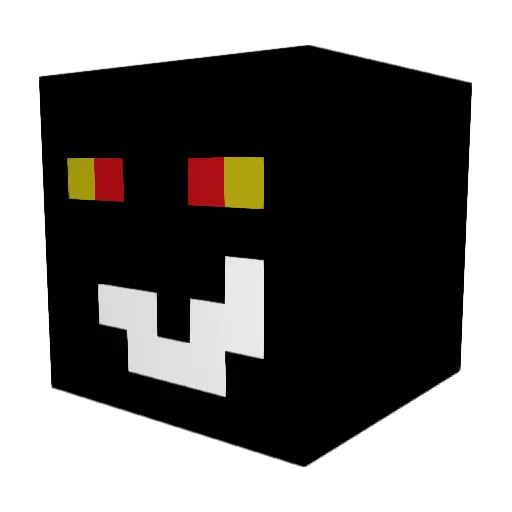 _carri Minecraft avatar head, 3D render