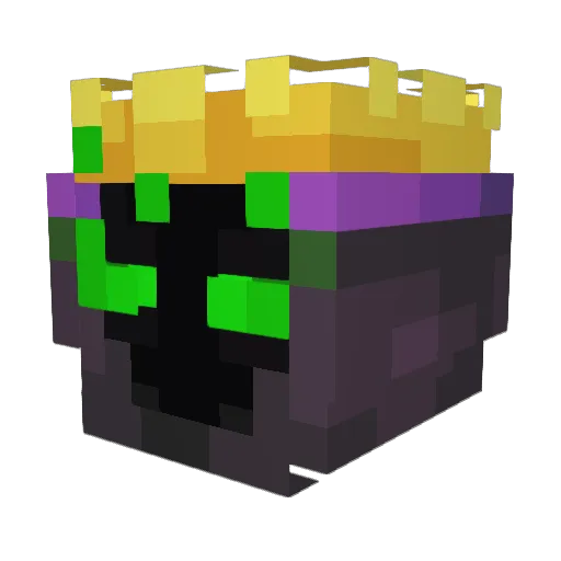 _cat_litter Minecraft avatar head, 3D render