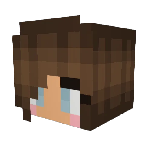 _celli_ Minecraft avatar head, 3D render