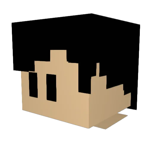 _chaad Minecraft avatar head, 3D render