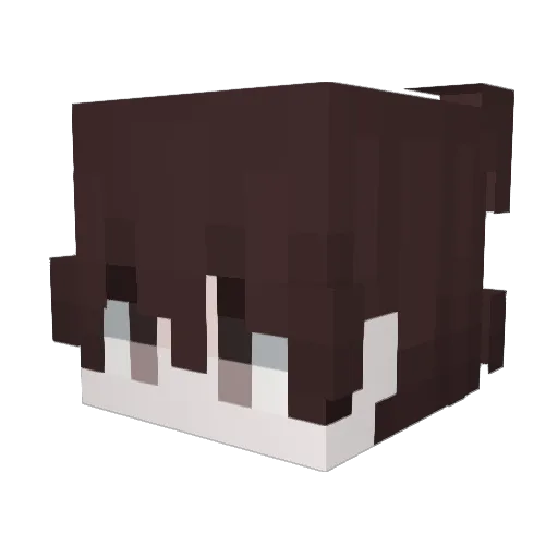 _ched Minecraft avatar head, 3D render
