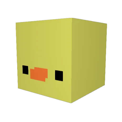 _cheesed__ Minecraft avatar head, 3D render
