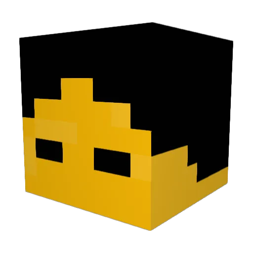 _chh_ Minecraft avatar head, 3D render