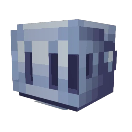 _chiichii_ Minecraft avatar head, 3D render