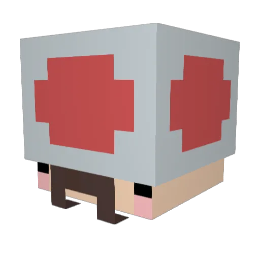 _chinese_soup_ Minecraft avatar head, 3D render
