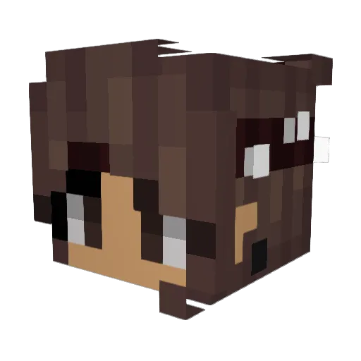 _chloe_belle_ Minecraft avatar head, 3D render