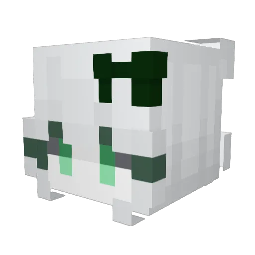 _choring_ Minecraft avatar head, 3D render