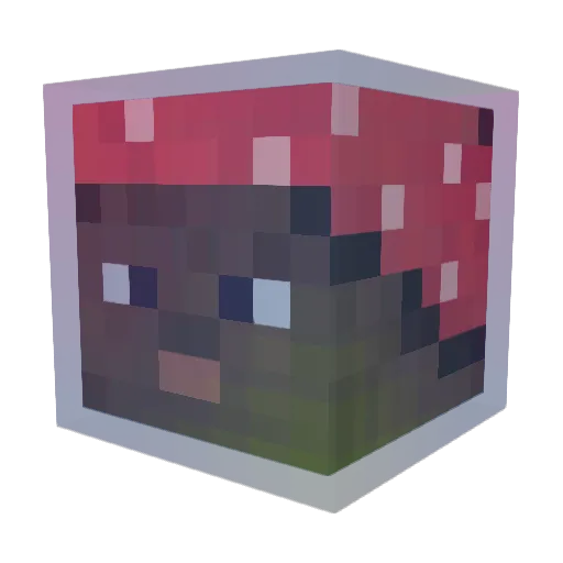 _cj Minecraft avatar head, 3D render