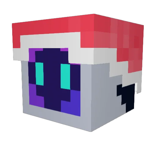 _cjyou_ Minecraft avatar head, 3D render