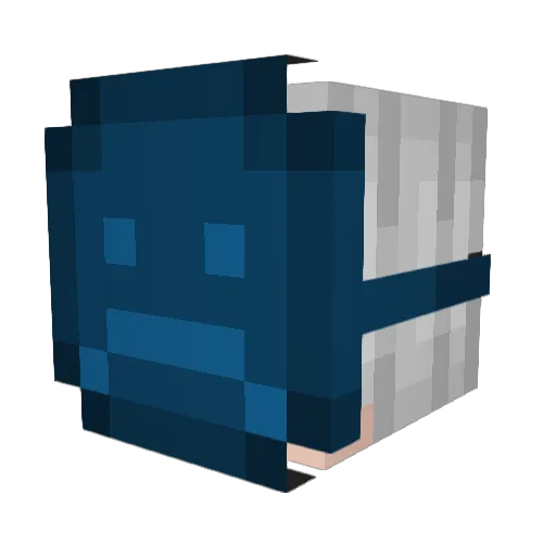 _coldness Minecraft avatar head, 3D render