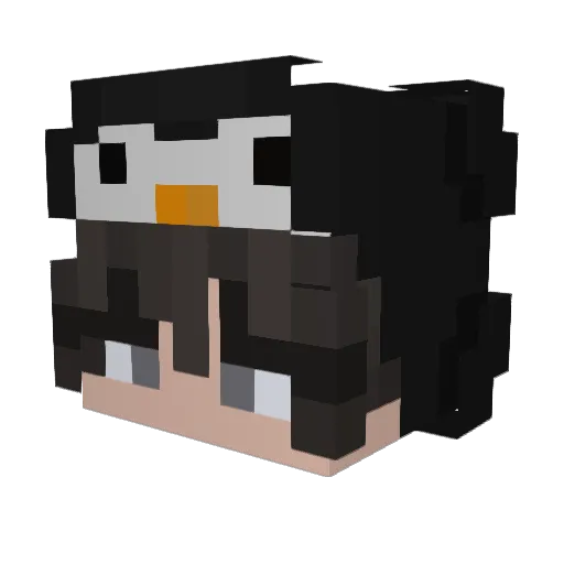 _cosin_ Minecraft avatar head, 3D render
