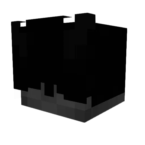_crypts Minecraft avatar head, 3D render