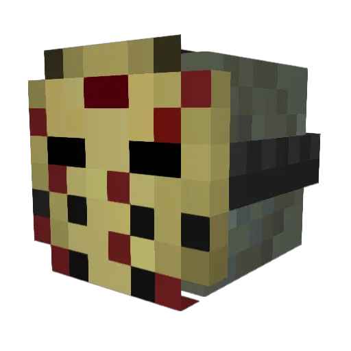 _csl_ Minecraft avatar head, 3D render