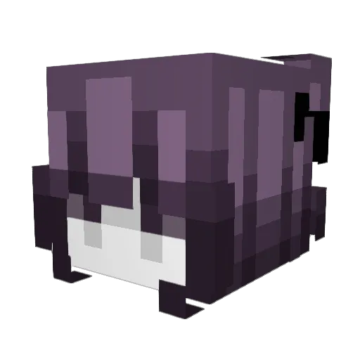 _cutieann_ Minecraft avatar head, 3D render