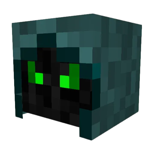 _d4rksun_ Minecraft avatar head, 3D render