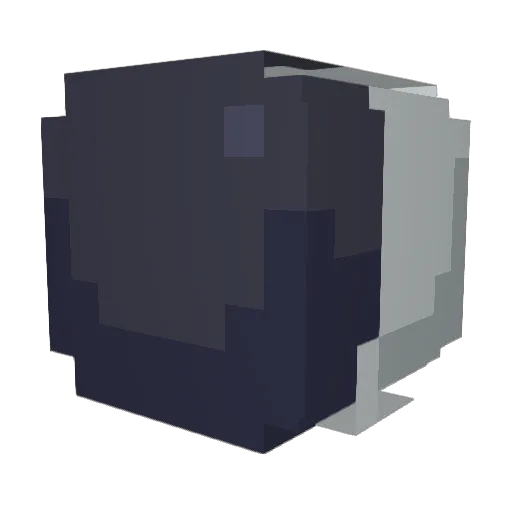 _dable Minecraft avatar head, 3D render