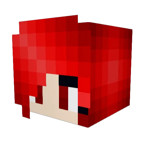_daikonsenpai_ Minecraft avatar head, 3D render