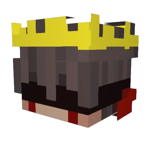 _daniek Minecraft avatar head, 3D render