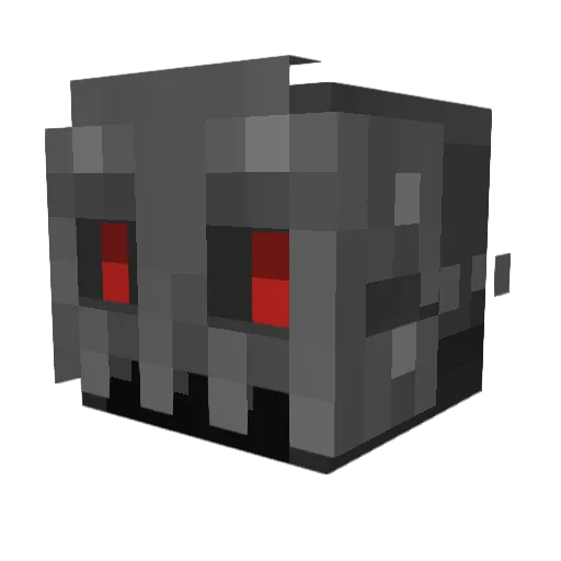 _danwashere_ Minecraft avatar head, 3D render