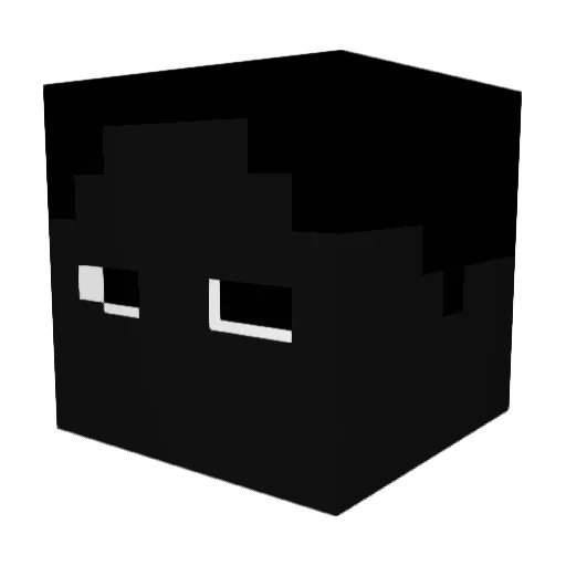 _daweeed_ Minecraft avatar head, 3D render
