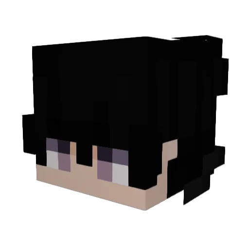 _dayn Minecraft avatar head, 3D render