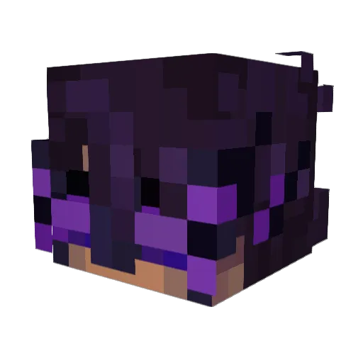 _deita Minecraft avatar head, 3D render