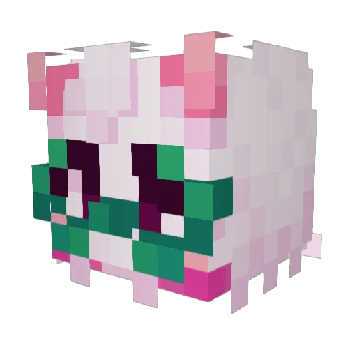 _desmai Minecraft avatar head, 3D render