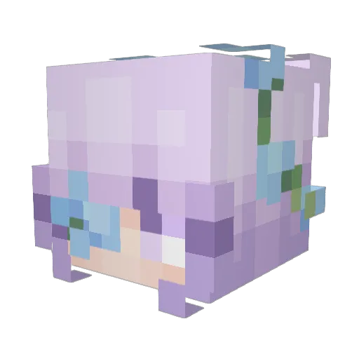 _desp Minecraft avatar head, 3D render