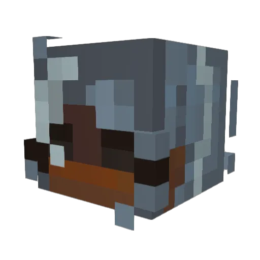 _dev7ls Minecraft avatar head, 3D render