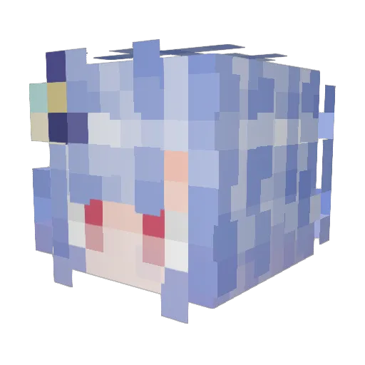 _diviner_ Minecraft avatar head, 3D render